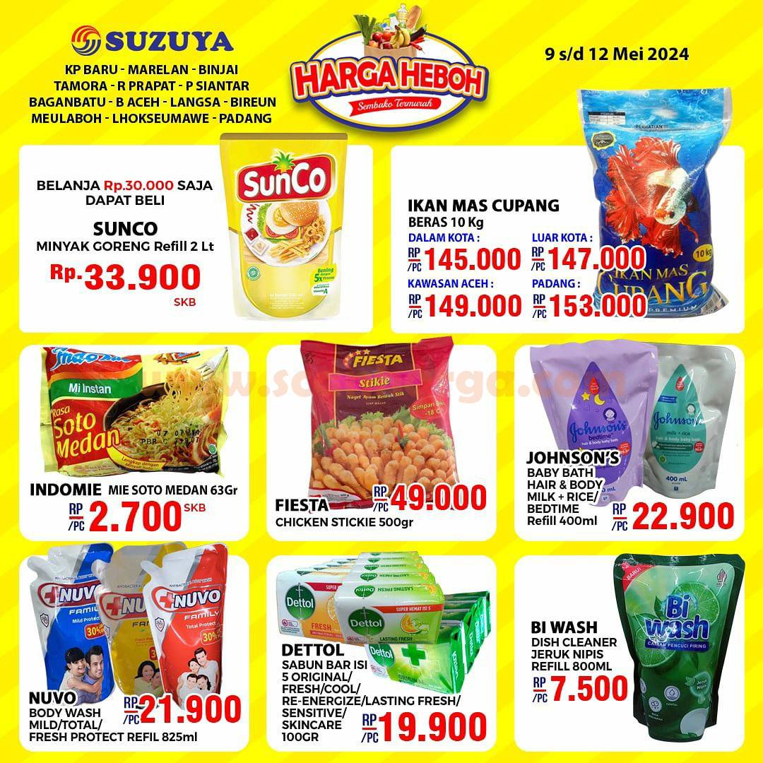 Katalog Promo Suzuya Superstore 9 - 12 Mei 2024