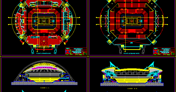 DOWNLOAD GAMBAR AUTOCAD: Download Gambar Autocad Stadion 