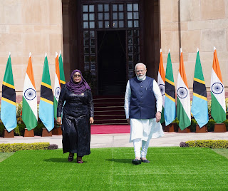 PM Modi-latest photo with Tanzanian President