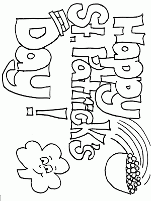 St Patricks Day Coloring Pages 2