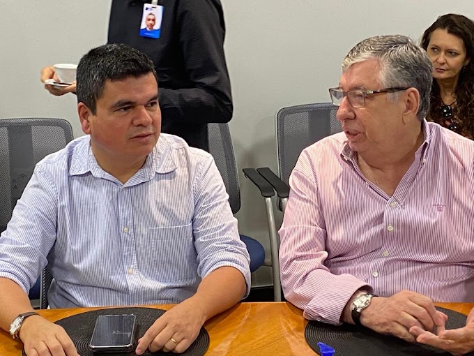 Governadora Izolda Cela participou de reunião com governadores sobre limite do ICMS, afirma Chagas Vieira.