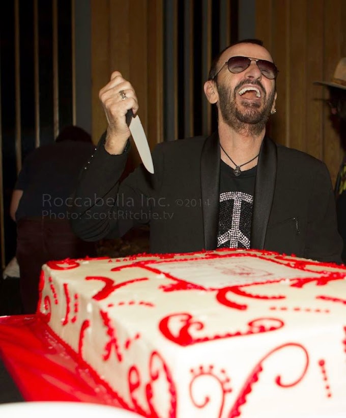 Ringo Starr comemorou seu aniversário em Los Angeles