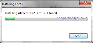 Installing fonts