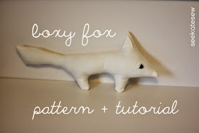 Little plush fox sewing tutorial