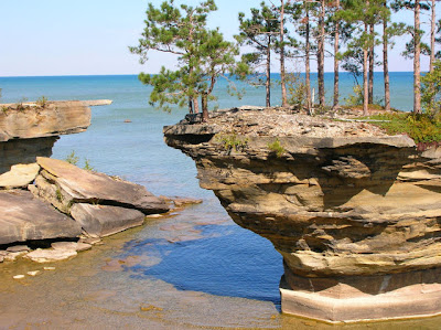 Turnip Rock on Lake Huron Seen On www.coolpicturegallery.net