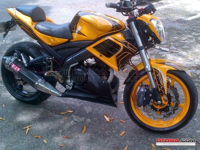 Berikut detail Lengkap dan Rincian Modifikasi Yamaha Vixion Street ...