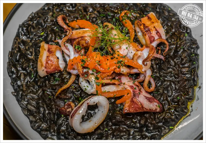 挑食Gien jia乾煎小卷與墨魚燉飯