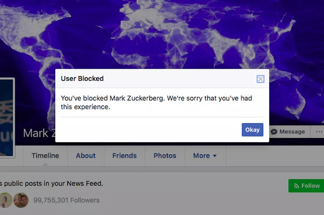 Facebook Swiftly Fixed A Bug That Stops You From Blocking Mark Zuckerberg.