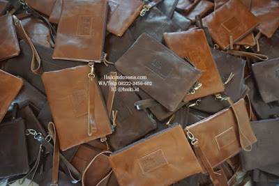 Jual Souvenir Dinas di Batam Pouch Kulit