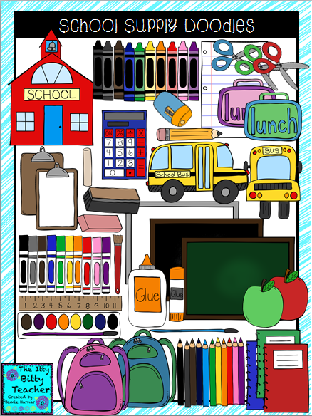 http://www.teacherspayteachers.com/Product/Clipart-School-Supply-Doodles-1332646