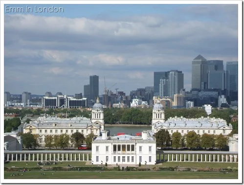  National Maritime Museum with Canary Wharf in the background