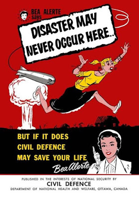 Canada Bea Alerte poster for Civil Defense