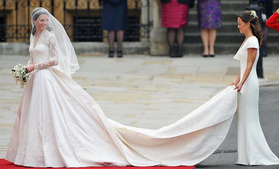 royal wedding dress for kate. wedding dress. Kate wows