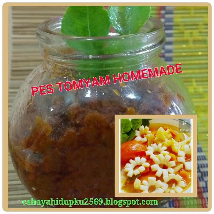 CAHAYA HIDUPKU: WW :: PES TOMYAM HOMEMADE Saya Dah Ada 