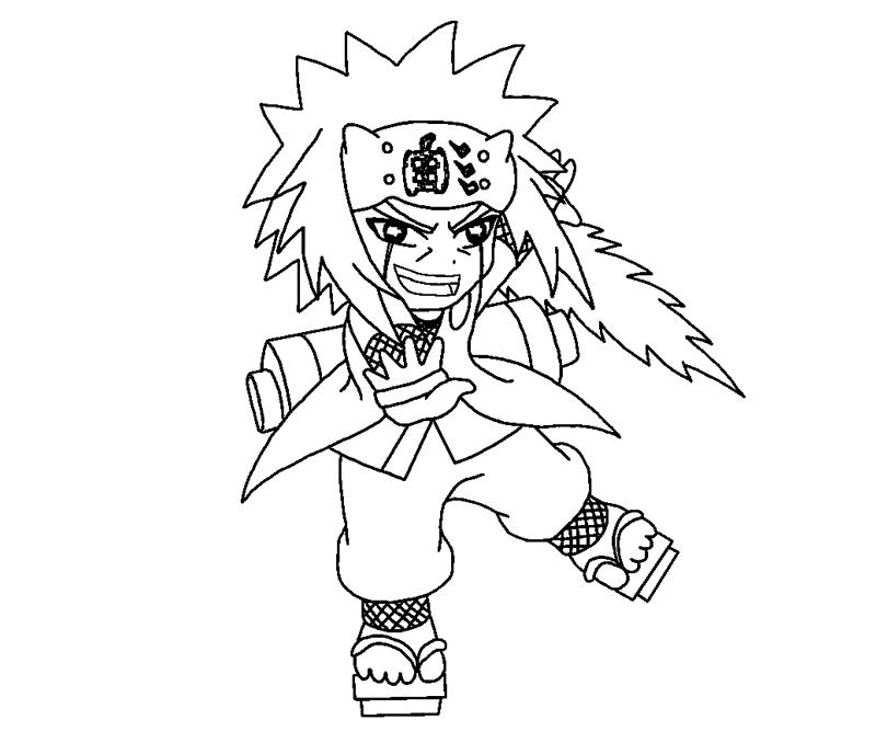 Printable Jiraiya 8 Coloring Page