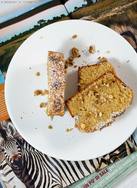 Plumcake integrale allo yogurt greco e noci senza burro