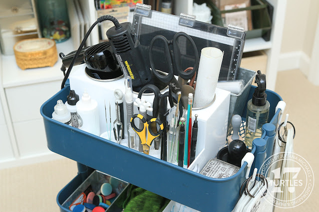 Scrapbook.com Multi-purpose Tool Tray in Ikea Raskog Cart
