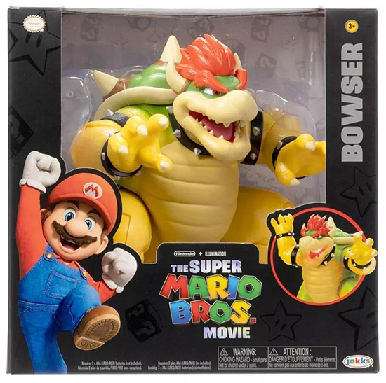 Jakks Super Mario Brothers Movie figures Bowser