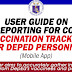 Mass dissemination of information on Self-Reporting for COVID-19 Vaccination Tracker