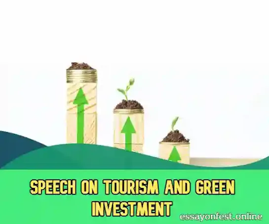 Speech on Tourism and Green Investment