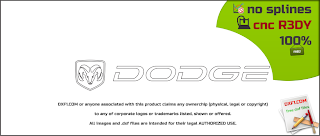 DODGE logo vector dxf free download