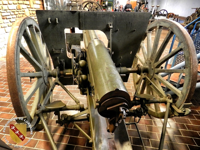 JARVILLE-LA-MALGRANGE (54) - Musée du Fer : Canon de 75 mm