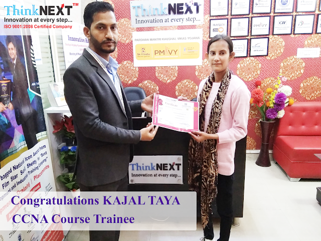 Best CCNA Training Company in Chandigarh Mohali Panchkula | Kajal Taya | ThinkNEXT Technologies Private Limited