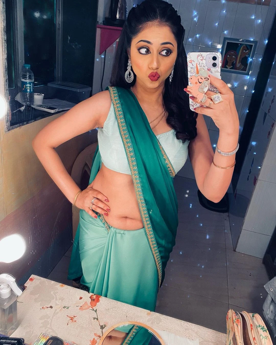 Reema Worah navel saree hot tv actress