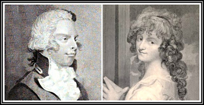 William, Duke of Clarence, from The Lady's Magazine (1793)  and Dora Jordan from The Life of Mrs Jordan by J Boaden (1831)