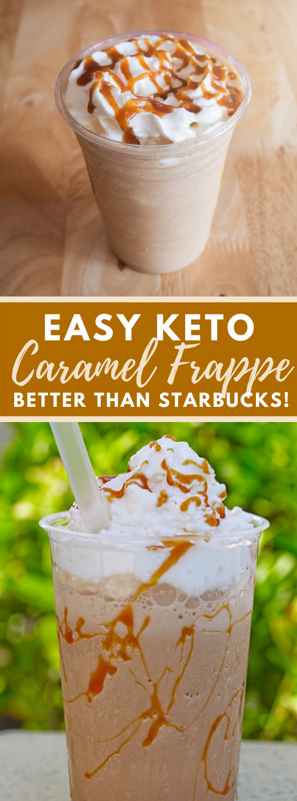 Sugar-Free Caramel Frappuccino Recipe (Keto Style) #drinks #healthy