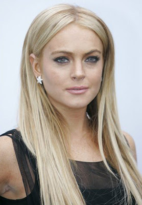 lindsay lohan blonde hair