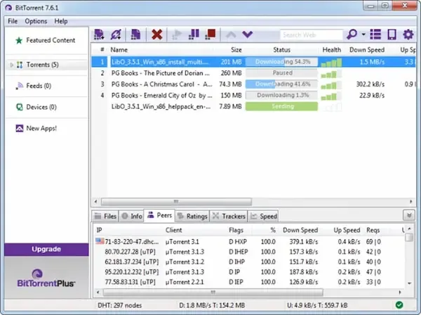 أفضل بدائل uTorrent لتنزيل ملفات Torrent