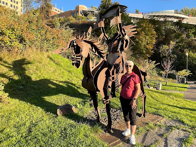 Martha at Sculpture