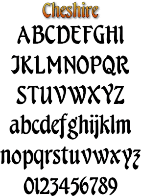 Cheshire graffiti font