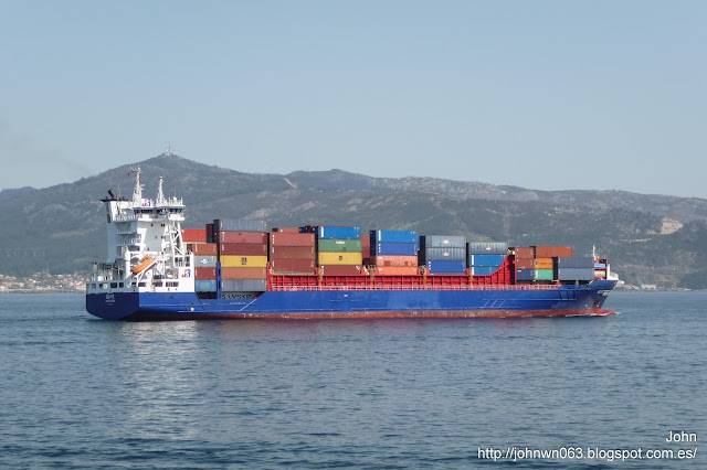 elite, container ship, portacontenedores, containero, guixar, vigo