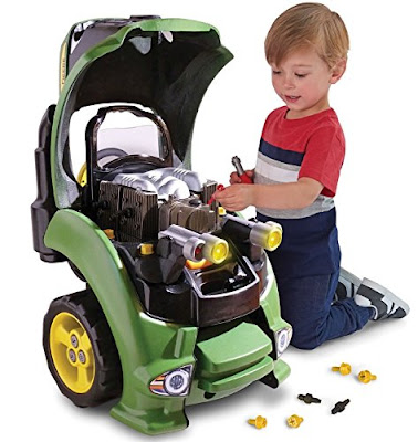 John Deere Tractor Engine Repair Set, Lets Your Kid Play Safely On Their Own Tractor