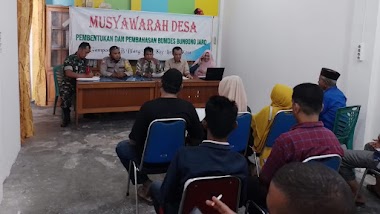 Bhabinkamtibmas Polsek Langsa Sinergitas TNI-POLRI dalam Acara Musrembang Gampong Blang Pasee
