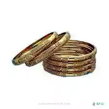 New Gold Bangles Designs - Girls Hand Bangles Designs - Silk Bangles Pics - Beautiful Bangles Pic - churi pic - NeotericIT.com - Image no 1