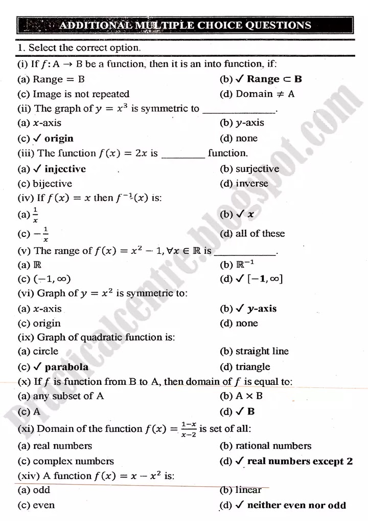 functions-and-graphs-multiple-choice-questions-1