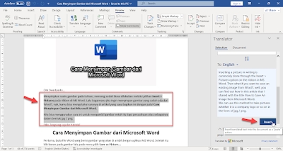 Cara Menerjemahkan Dokumen di Microsoft Word