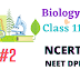 Class 11 Biology Chapter 2- Biological Classification NEET MCQ DPP