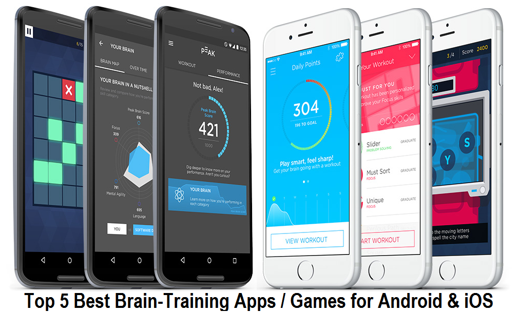 Top 5 Best Brain-Training Apps-Games for Android and iOS