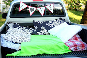 Old fashioned Drive In movie @ at home date night 