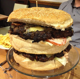 The Beast burger from Blacks