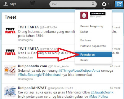 cara menghapus akun twitter