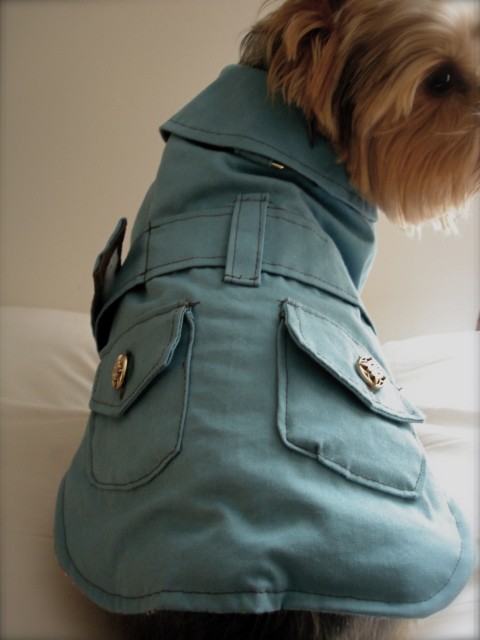 Small Alex Canvas Dog in Larkspur Blue 30 off The Alex is the second