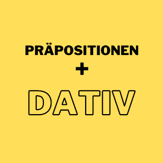 حروف جر Präpositionen تأتي مع حالة Dativ مع أمثلة