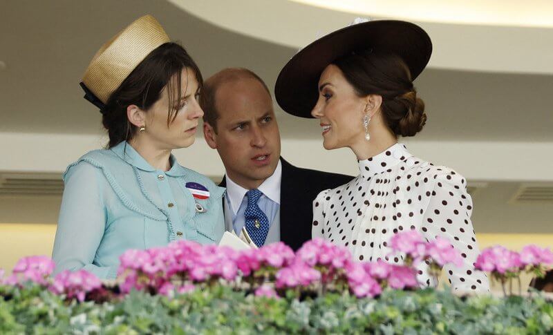 Kate Middleton's Polka Dot Ensemble At Royal Ascot 2022 Is A