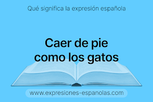 Expresión Española - Caer de pie como los gatos