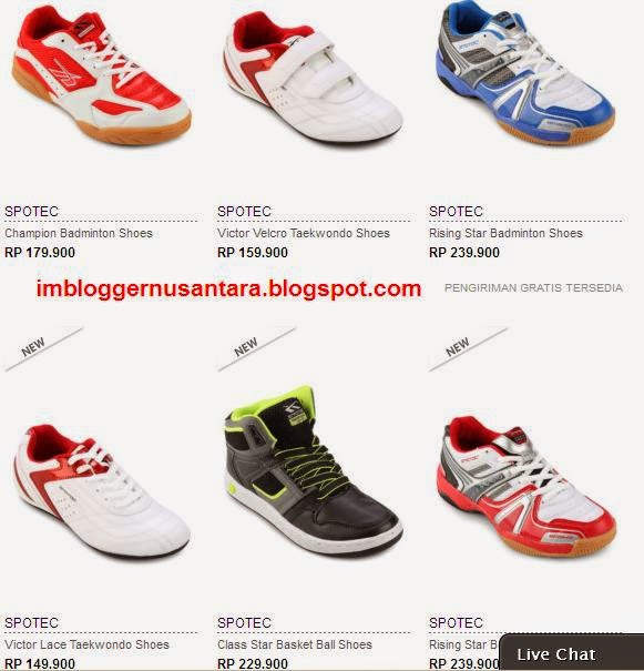 Daftar Harga Sepatu Badminton  Murah Kualitas Terbaik 